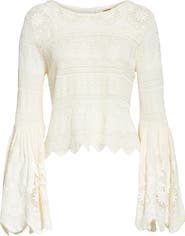 Free People Once Upon a Time Lace Top