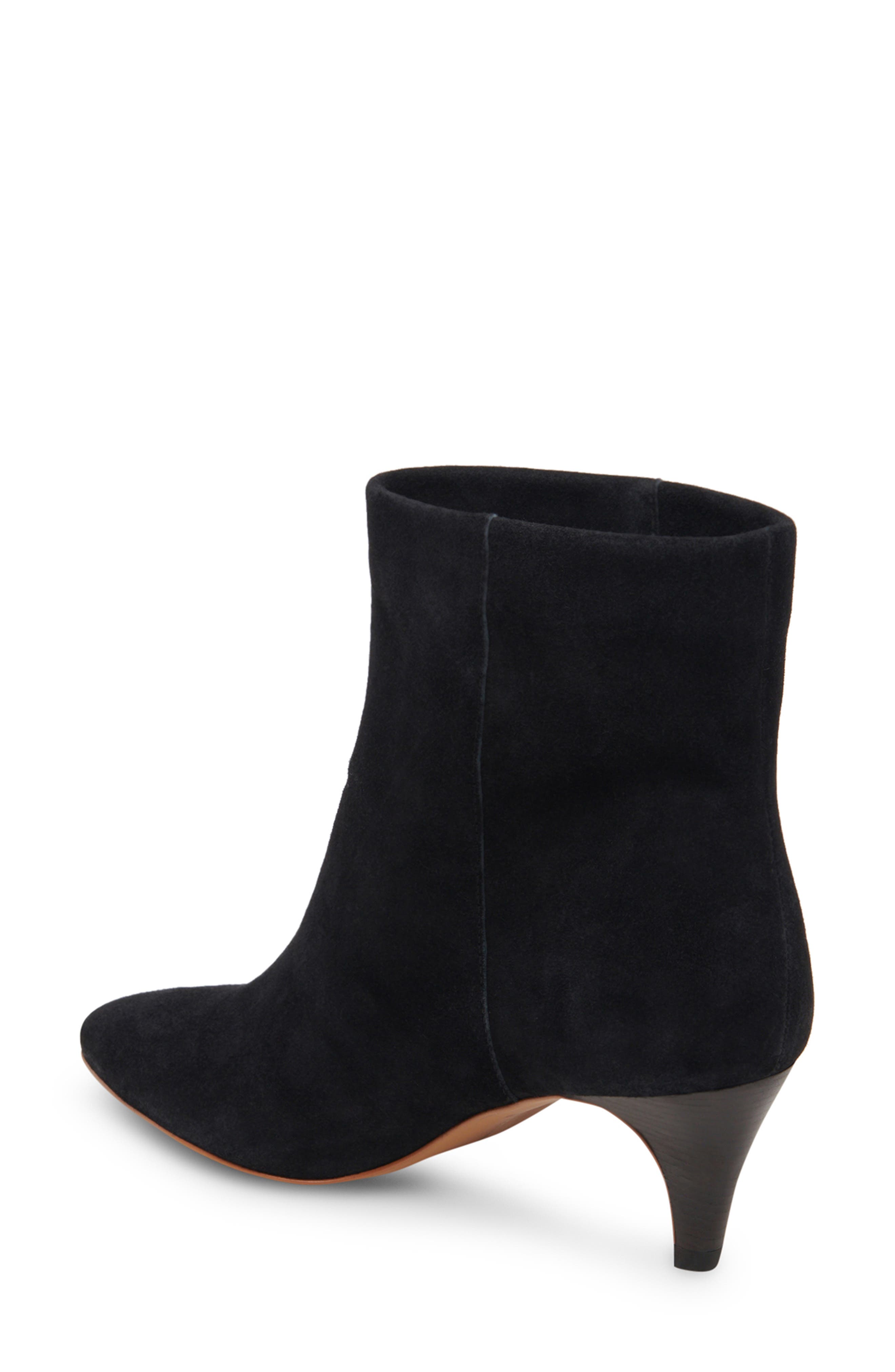Dee Pointed Toe Bootie, Alternate, color, NERO SUEDE