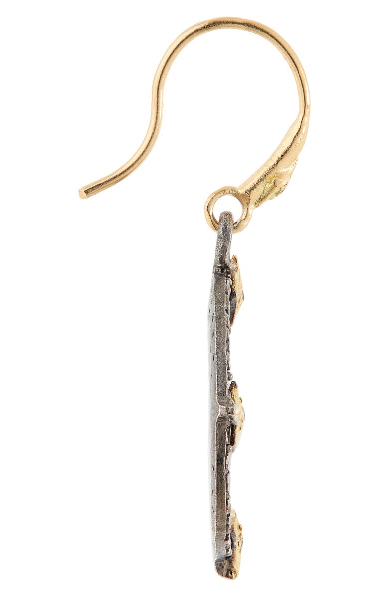 Armenta Drop Hoop Earrings, Alternate, color, Silver