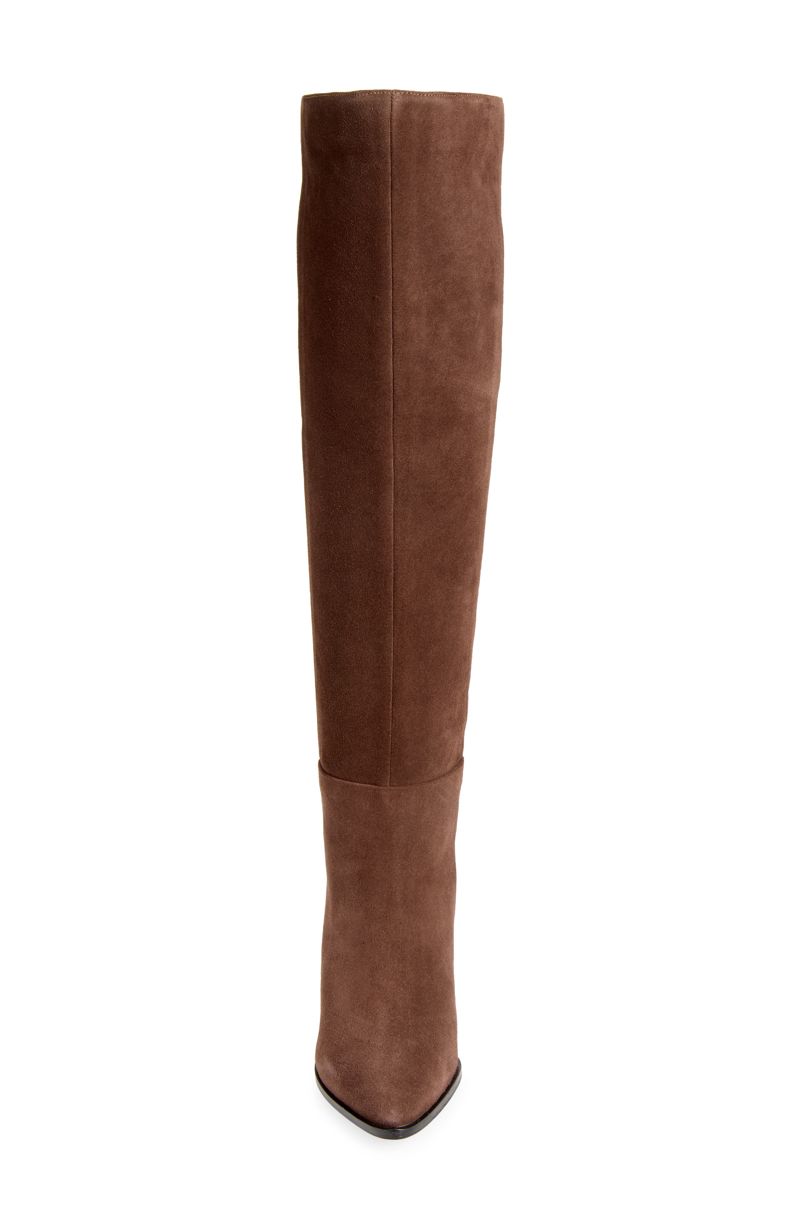 Faye Over the Knee Boot, Alternate, color, DARK BROWN