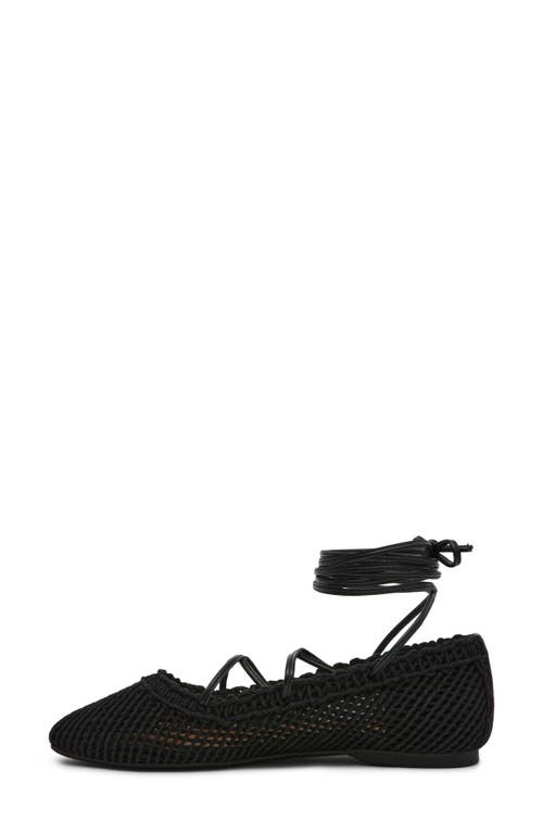 Dolce Vita Dv By  Messer Lace-up Ballet Flat In Black