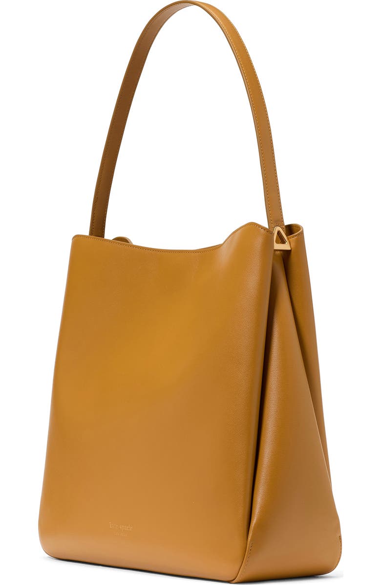 Kate Spade New York large grace leather shoulder bag, Alternate, color, Curry