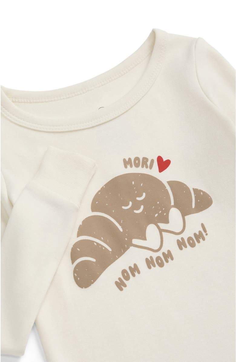 MORI Print Pyjama Set, Alternate, color, Brunch Club Tawny Bown