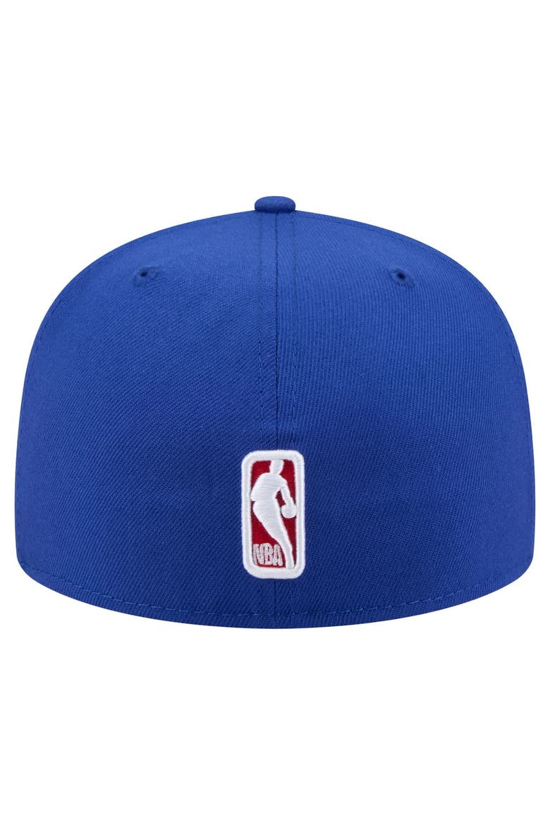 Men's New Era Royal Philadelphia 76ers State Stitch 59FIFTY Fitted Hat, Alternate, color, Royal
