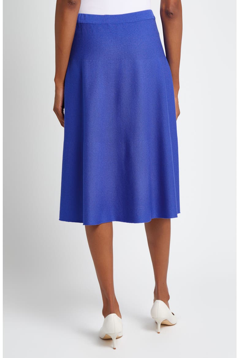 A-Line Knit Skirt, Alternate, color, SAPPHIRE SEA