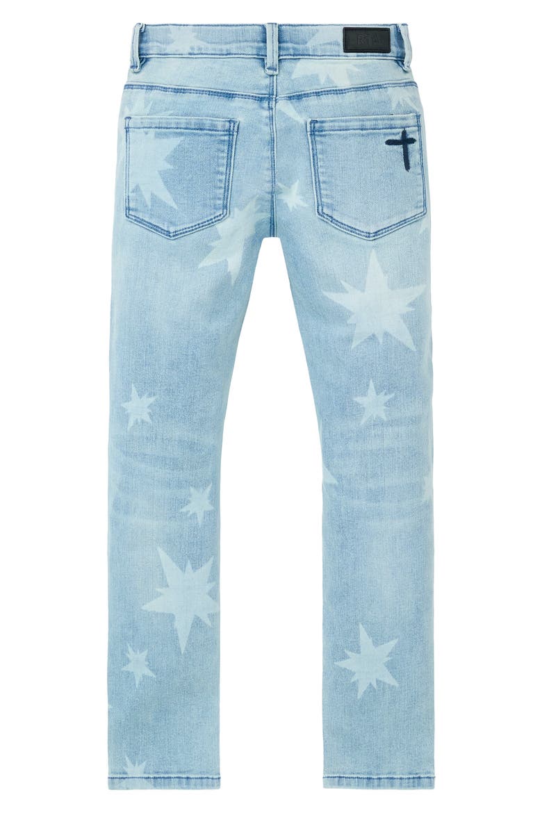 Kids' Benson Skinny Jeans, Alternate, color, OCEAN MIST ALLOVER STAR
