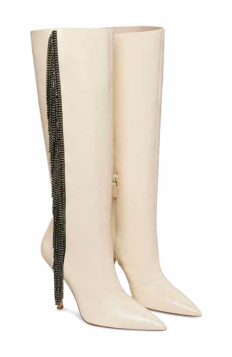 Stuart Weitzman Crystal Fringe Boot
