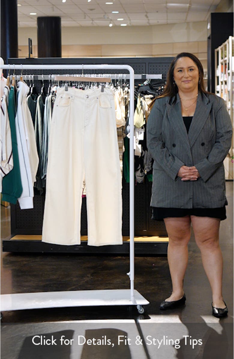 Featherweight Andi High Waist Ankle Wide Leg Jeans, sales video thumbnail