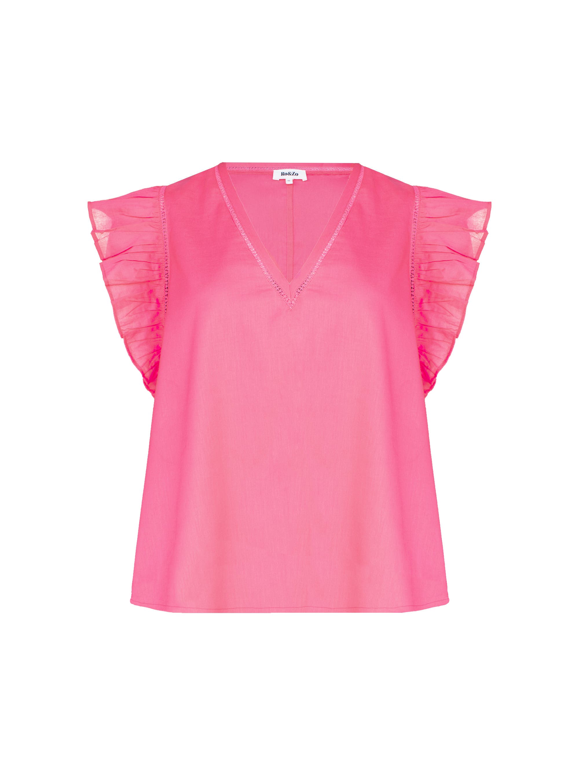 Cotton Frill Sleeve Top - image 4