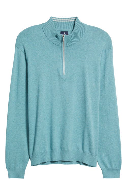 Johnnie-o Desmond Half Zip Sweater In Multi