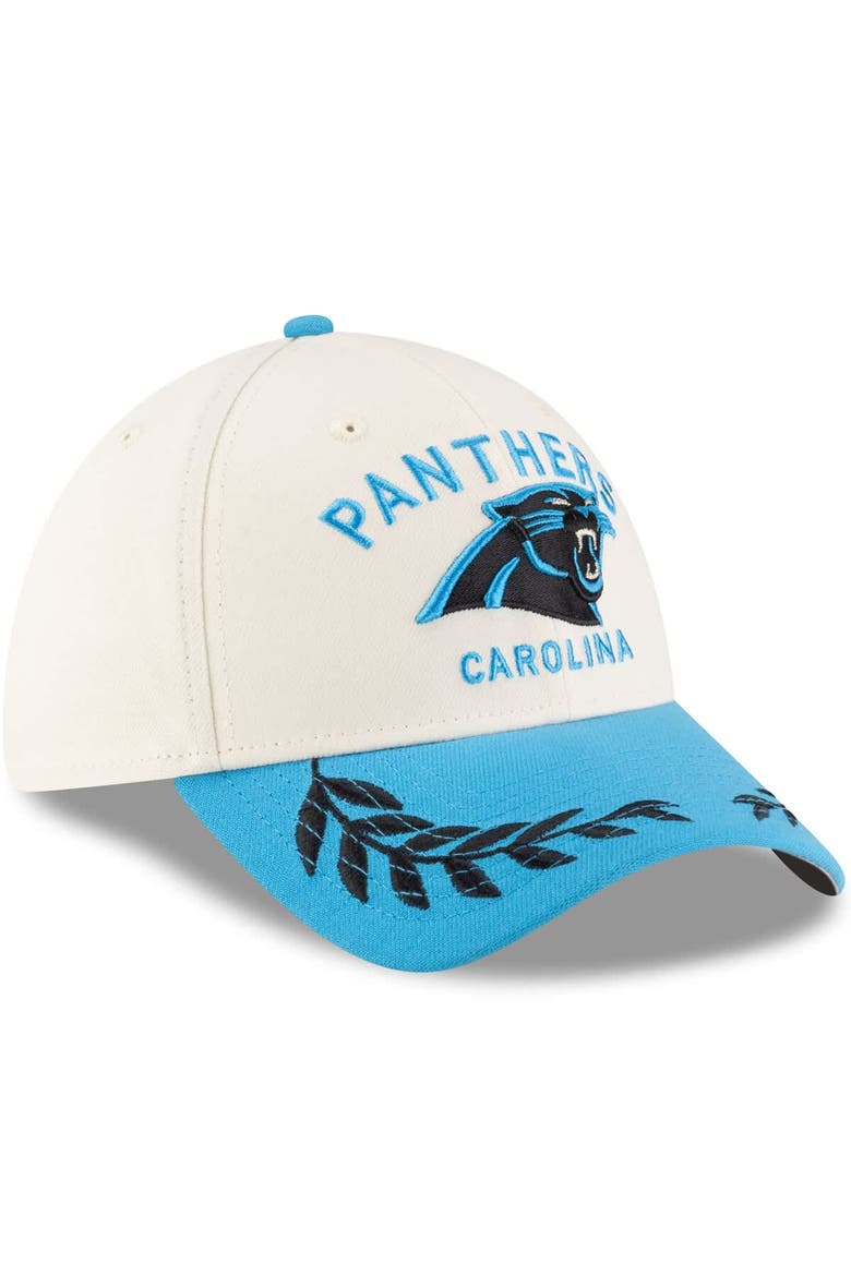 Men's New Era  Cream/Blue Carolina Panthers 2025 NFL Draft 39THIRTY Flex Hat, Alternate, color, Cream