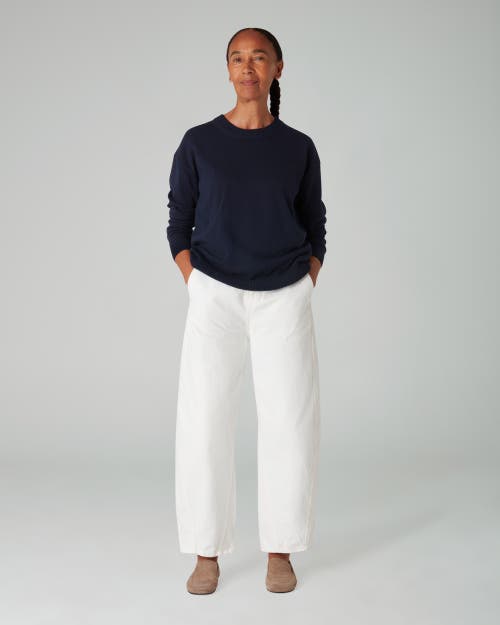 Navygrey The Weekend Relaxed Sweater In Navy