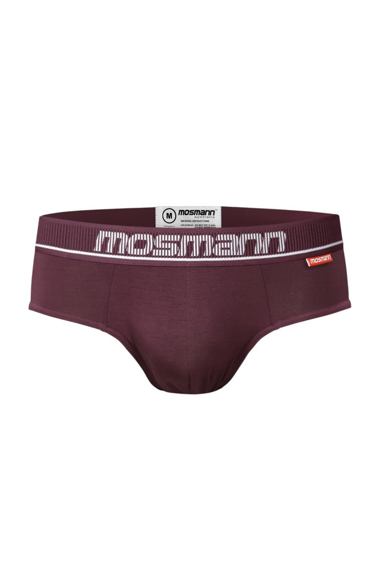 Men's Comfort Core Briefs, Alternate, color, Burgundy
