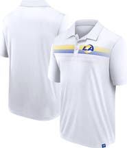 FANATICS Men's Fanatics Branded White Los Angeles Rams Victory For Us Interlock Polo