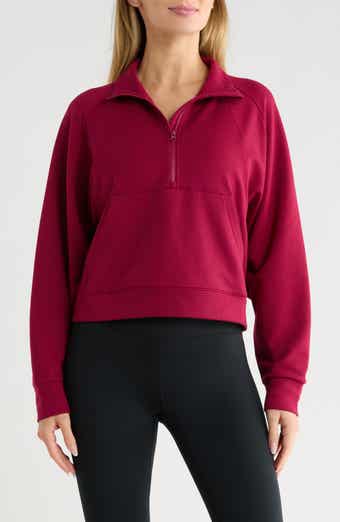 Cozy Knit Half-Zip Sweatshirt