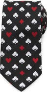Cufflinks, Inc. Card Suits Jacquard Silk Blend Tie
