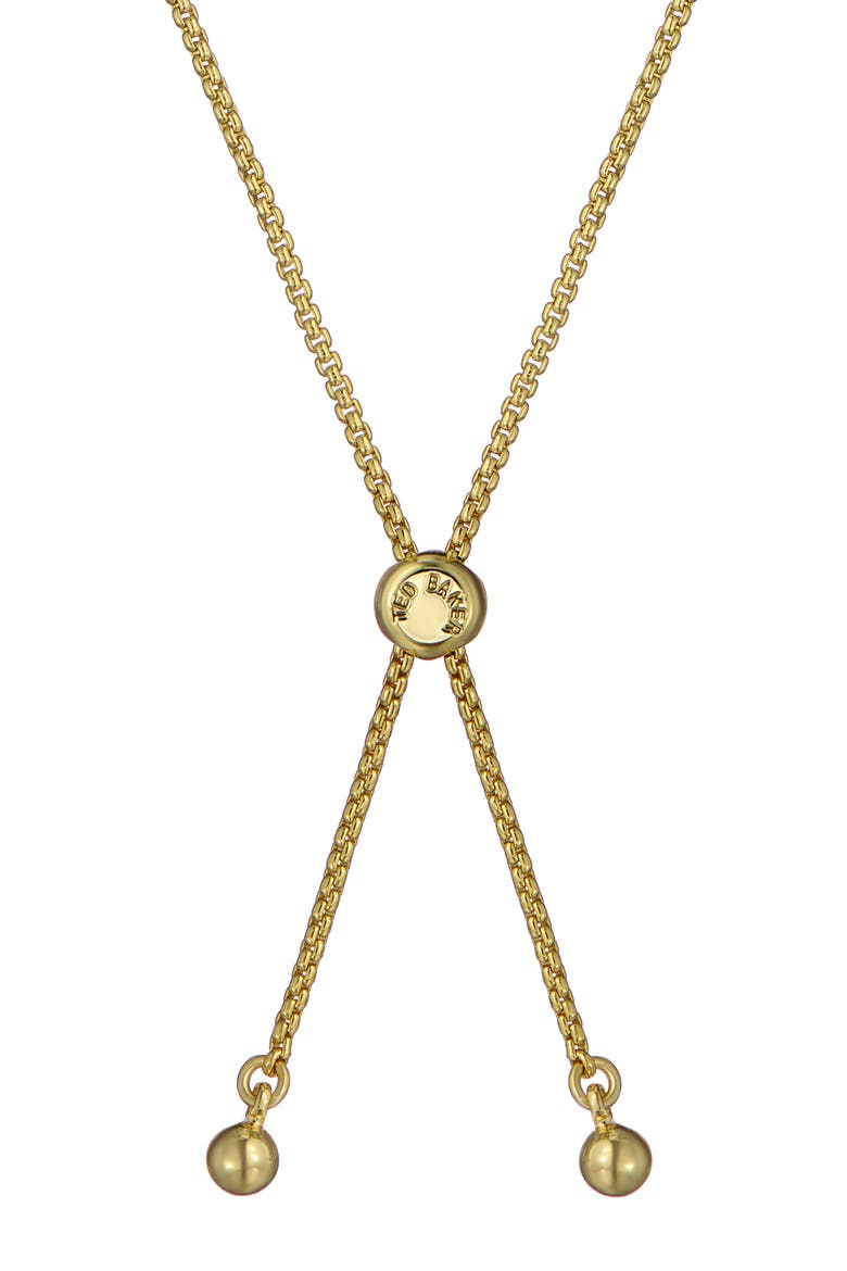 Gala Garland Slider Bracelet, Alternate, color, METALLIC GOLD/ WHITE