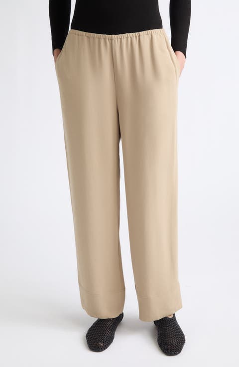 Lounge Wide Leg Trousers