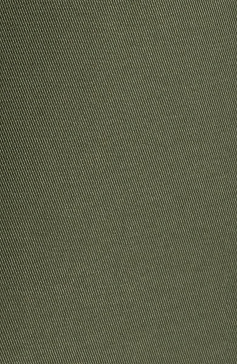 Bernardo Longline Hooded Raincoat, Alternate, color, Olive