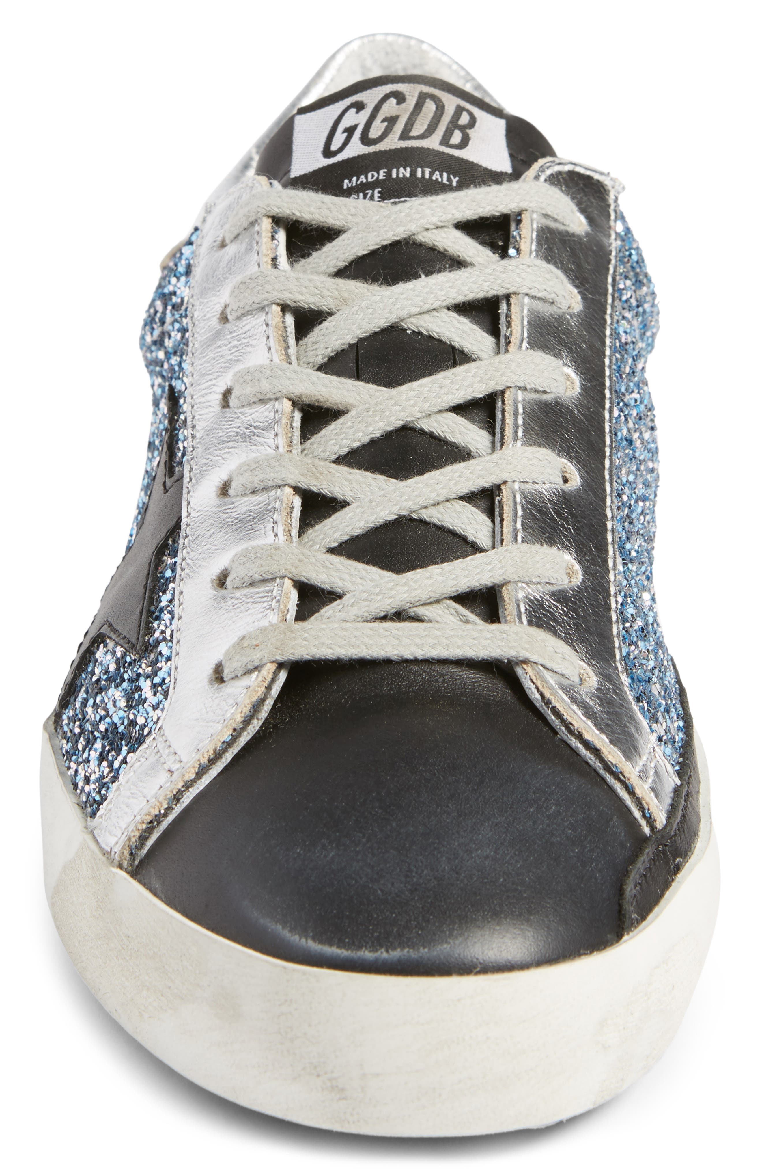 Golden Goose Superstar Glitter Sneaker, Alternate, color, 