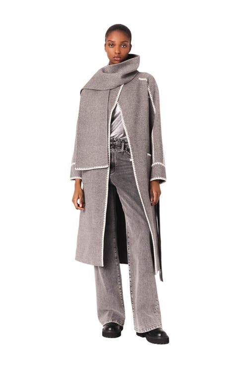 Long double-faced coat