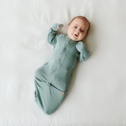 Goumikids Goumi 24 Hour Convertible Sleeper Baby Gown In Poolside