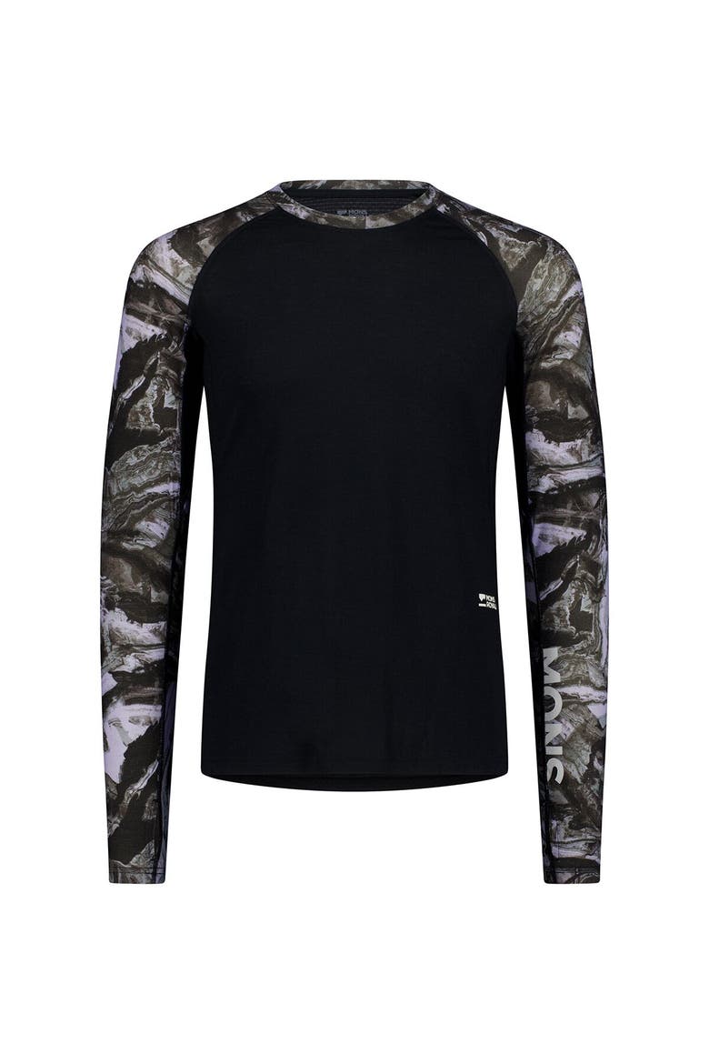 Temple Merino Long-Sleeve Shirt - Men's, Alternate, color, Rock Camo/Black