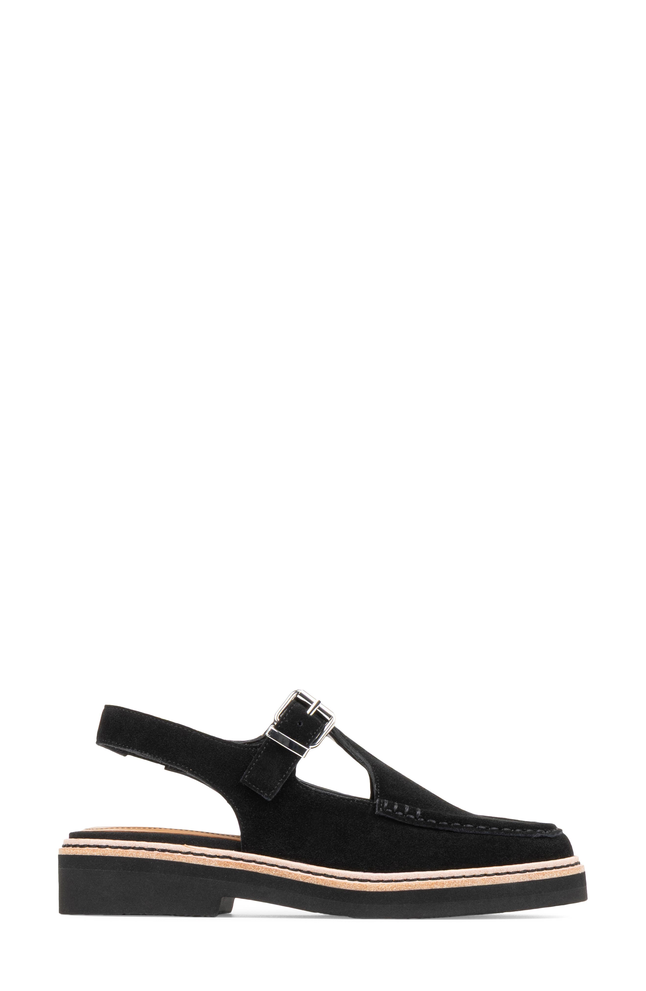 Lileas Slingback Loafer, Alternate, color, BLACK