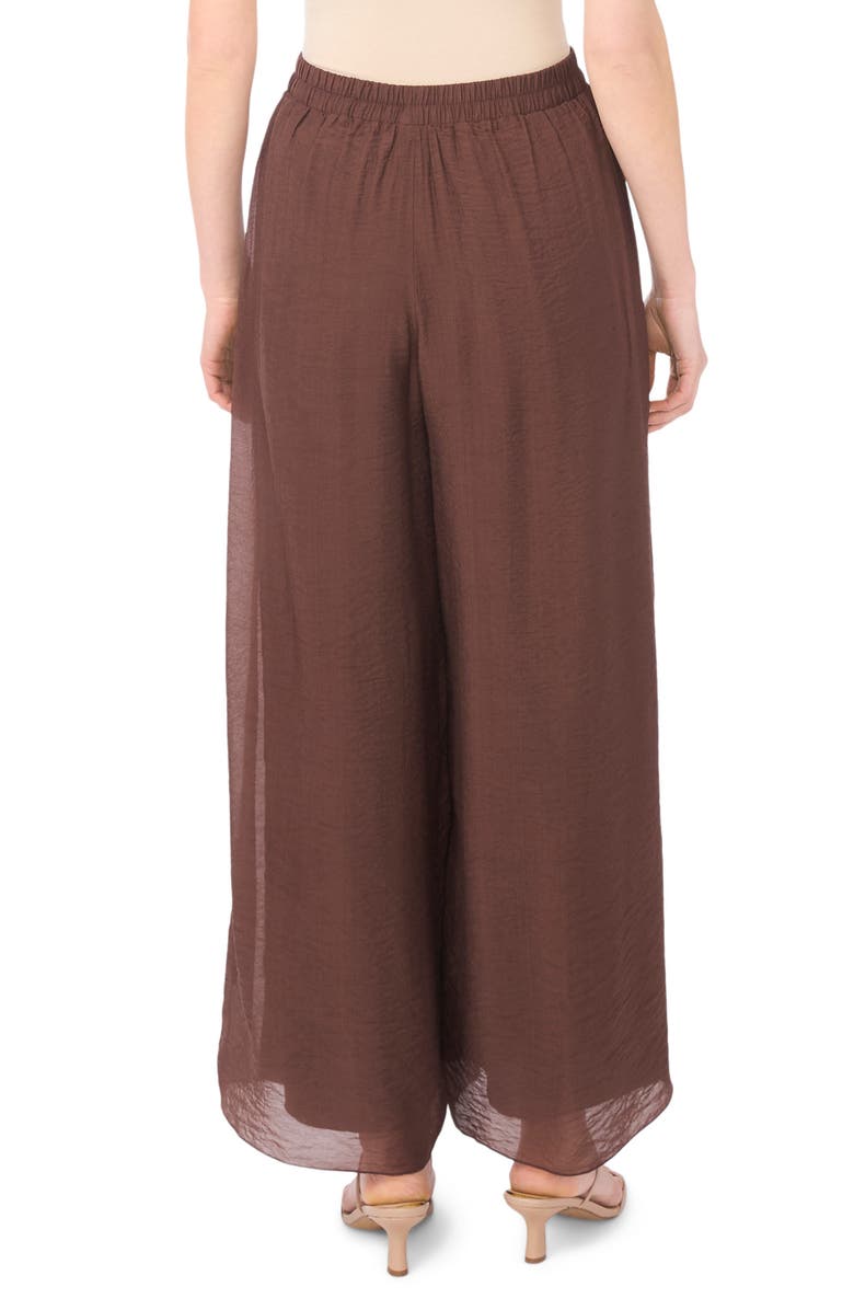 Halogen<sup>®</sup> Semisheer Wide Leg Pants, Alternate, color, Chocolate