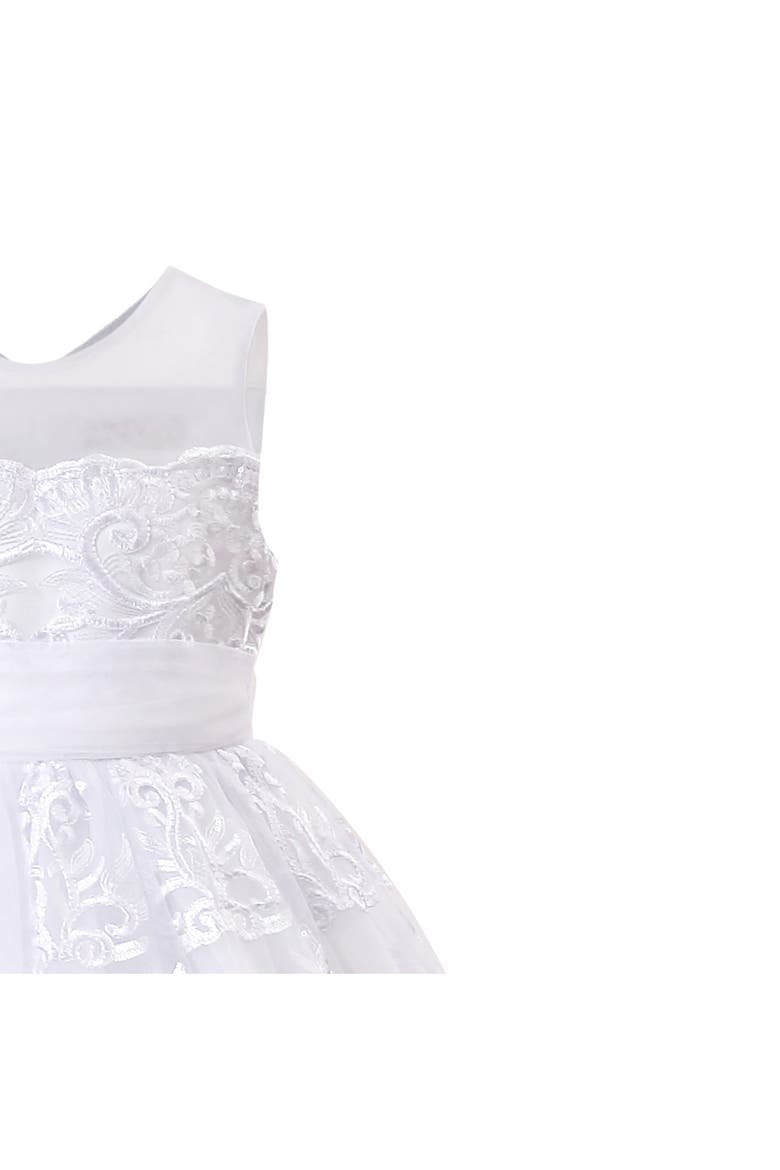 Auresta Lace Sleeveless Dress, Alternate, color, White