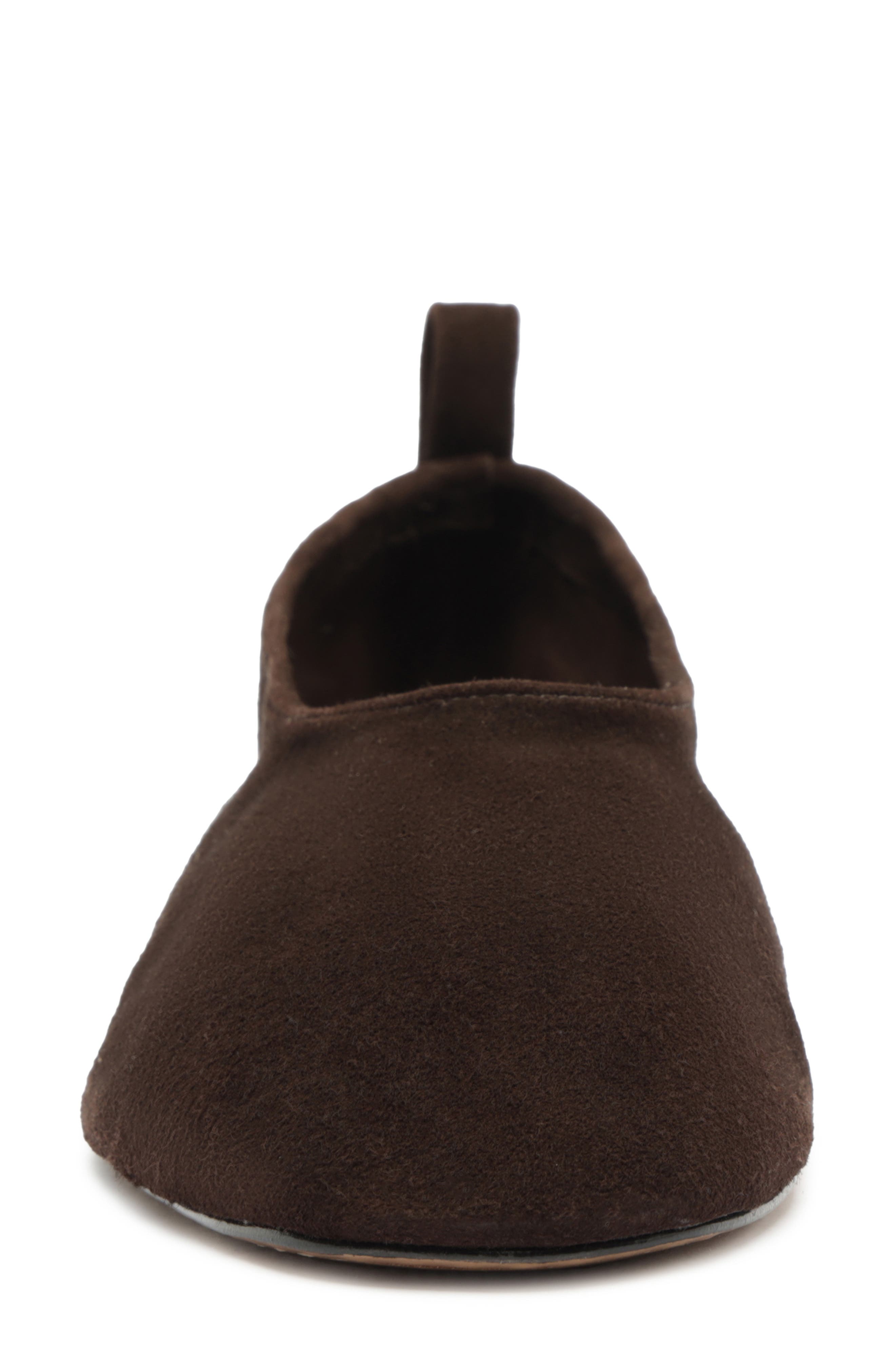Hadley Flat, Alternate, color, DARK BROWN SUEDE