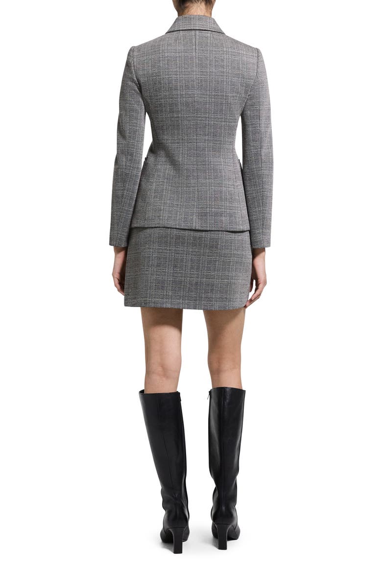 Cutaway Glen Plaid Blazer, Alternate, color, TAN MULTI