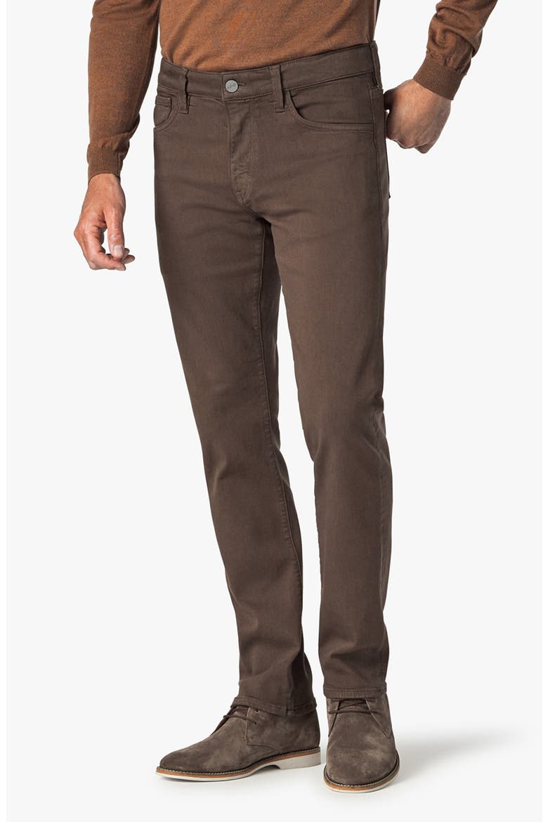 Cool Tapered Slim Fit Twill Pants, Main, color, CAFE COMFORT