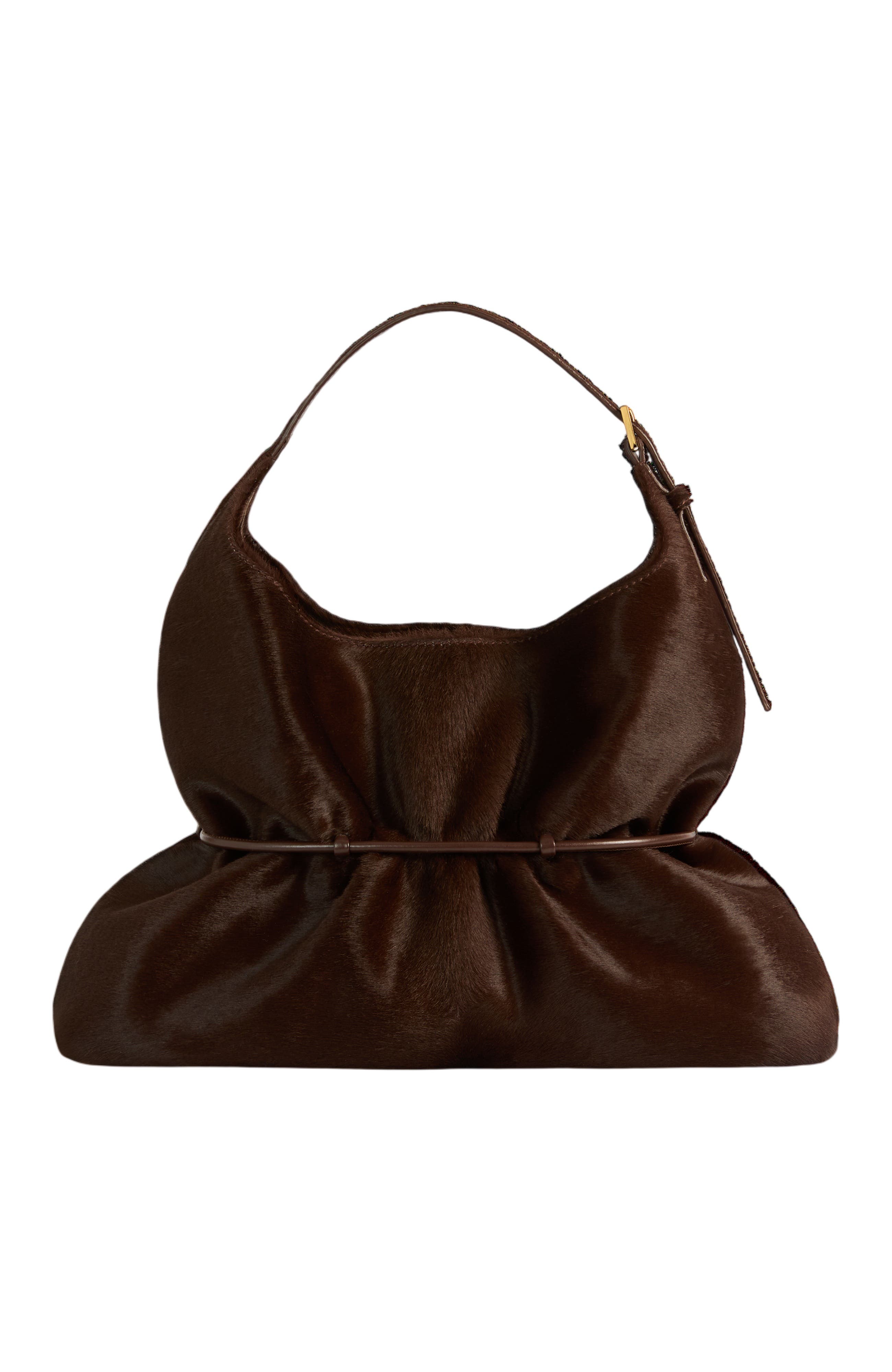 Sphynx Medium Bag in Pony-Effect Leather, Alternate, color, dark brown
