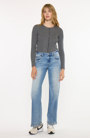 KanCan Ditzy Low Slung Baggy Wide Jeans