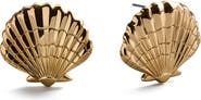 BaubleBar Marina Gold Seashell Earrings