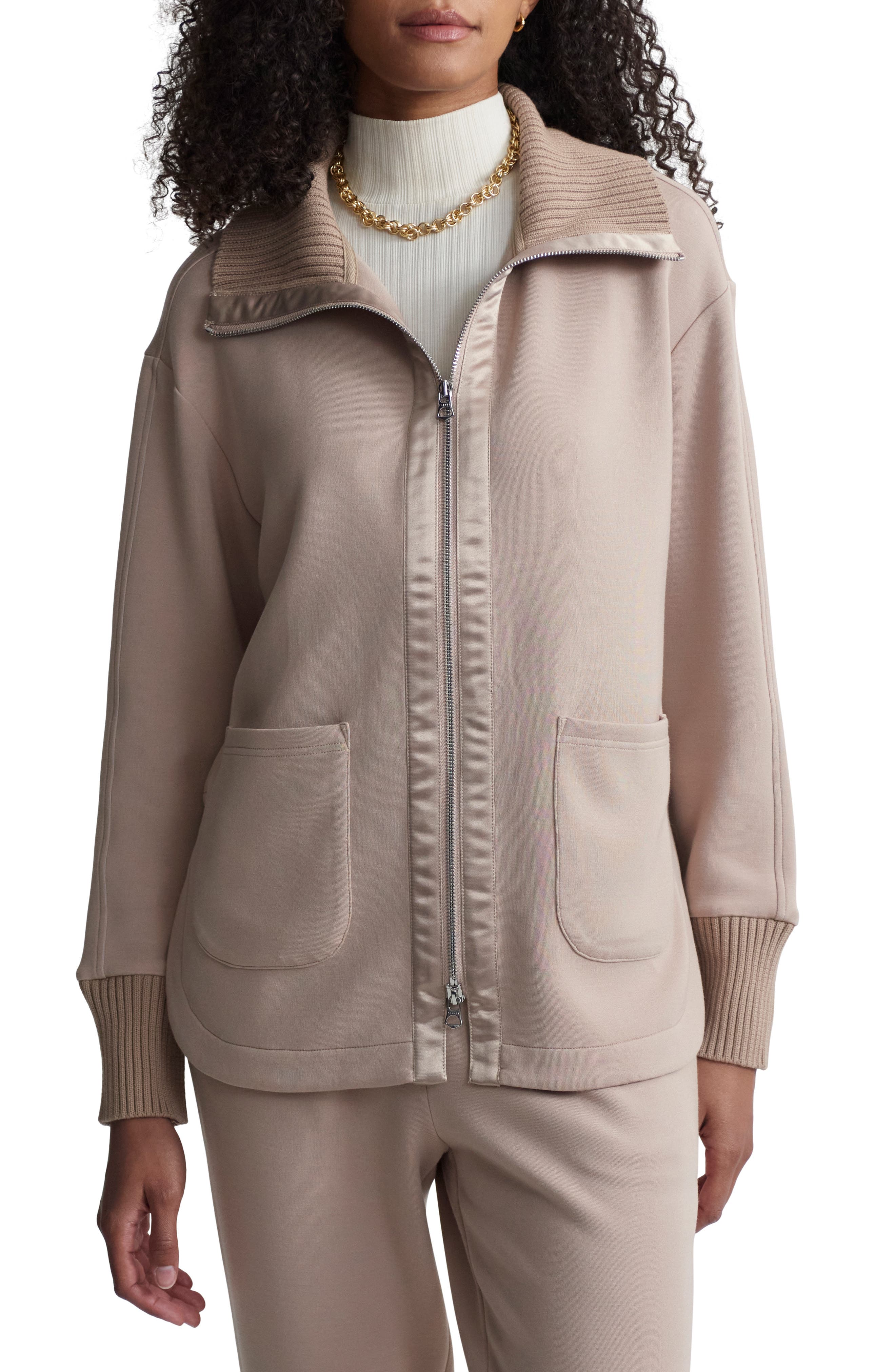 Niamh Knit Zip Jacket