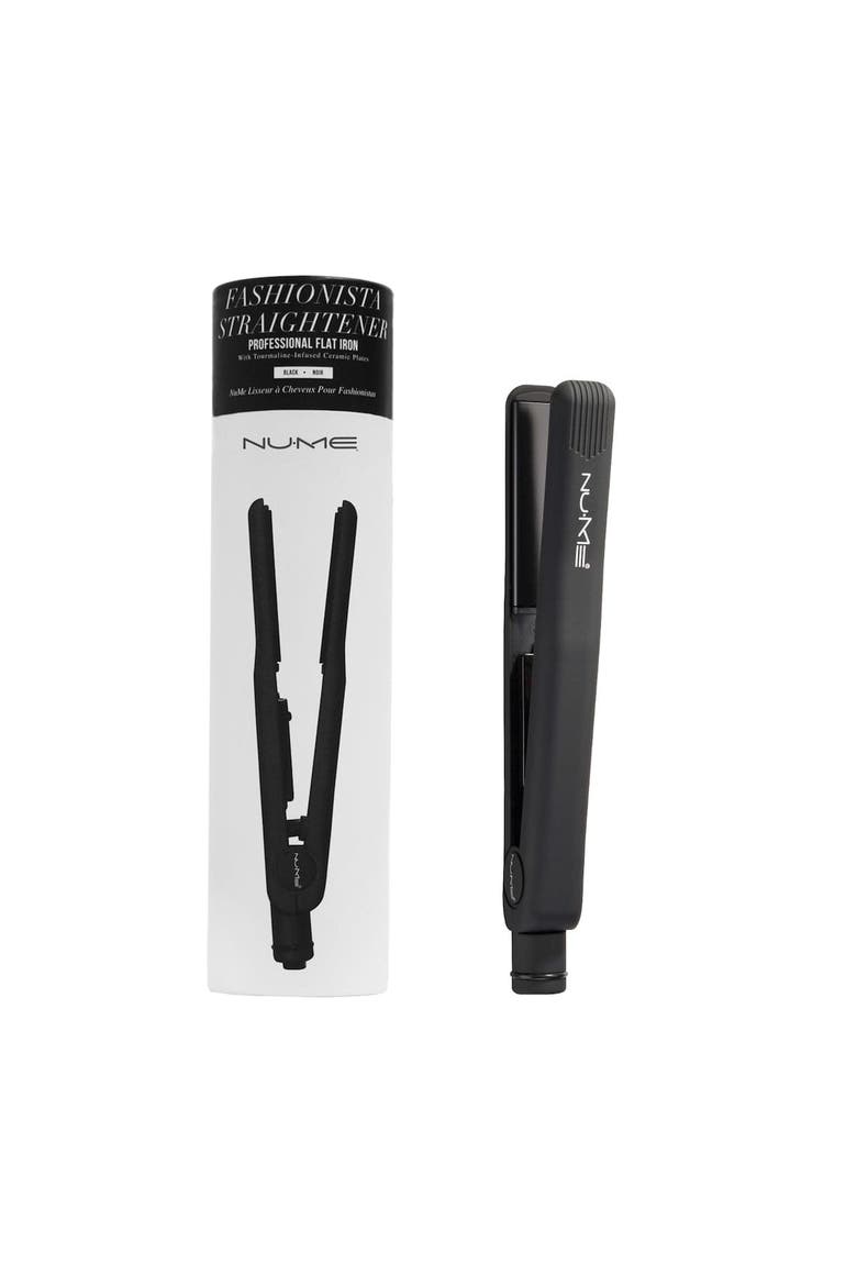 Fashionista Flat Iron, Alternate, color, BLACK