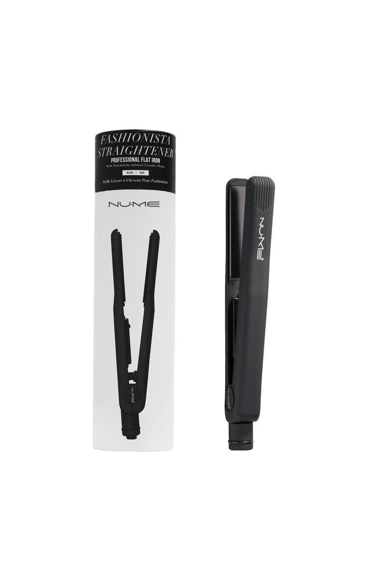 NUME Fashionista Flat Iron, Alternate, color, Black