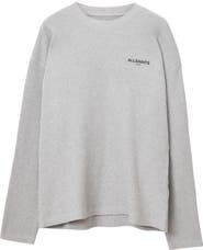 AllSaints Sect Waffle Knit Sweatshirt