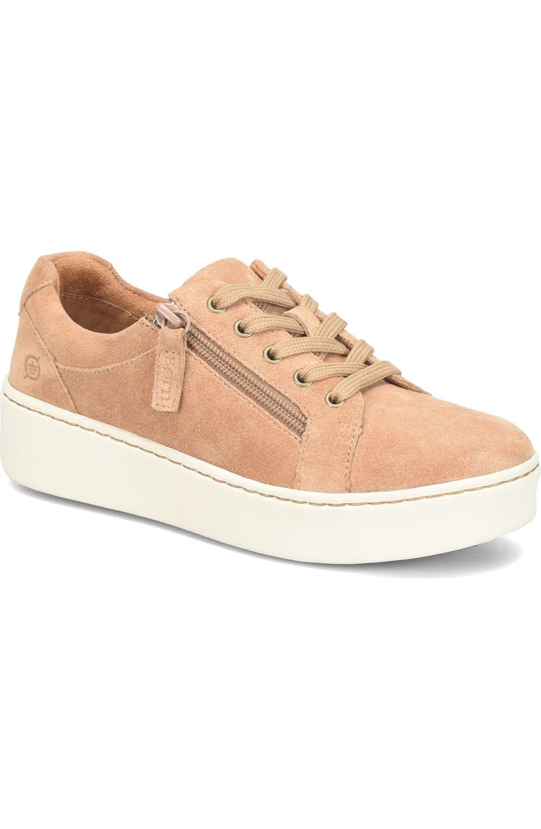 Børn Moxie Platform Sneaker, Main, color, Tan Leather