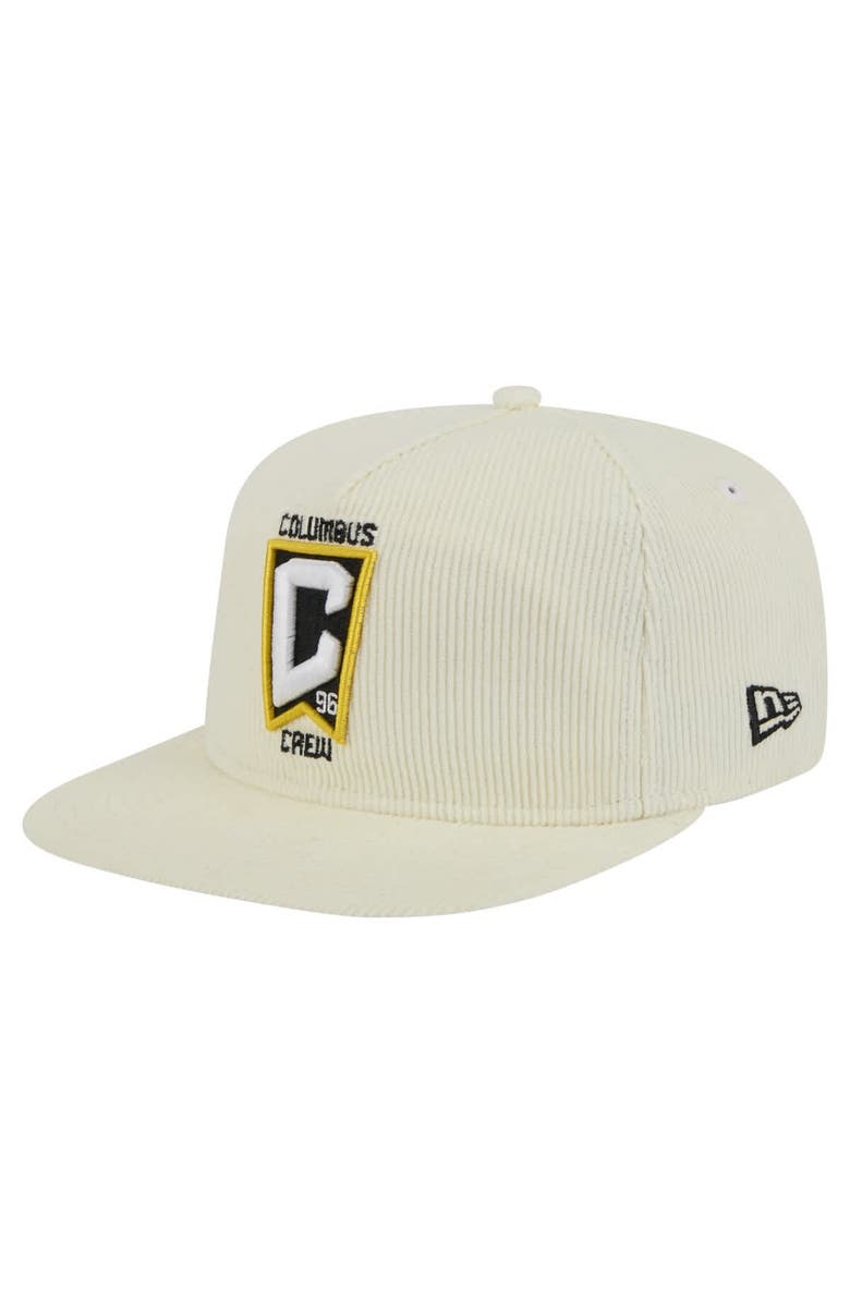 New Era Men's New Era  Cream Columbus Crew 2025 Kickoff Snapback Golfer Hat, Main, color, 
