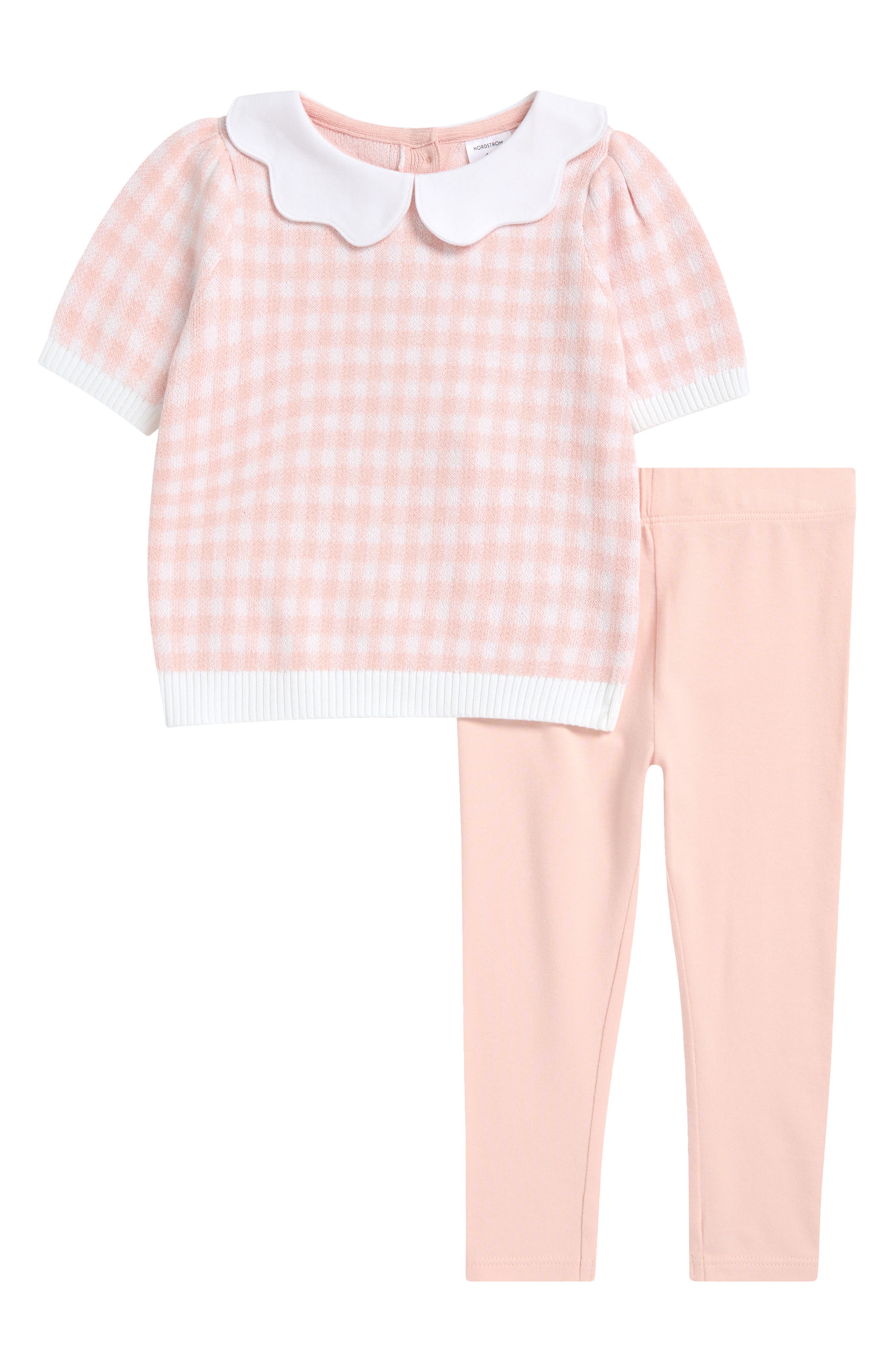 Nordstrom Short Sleeve Sweater & Leggings Set