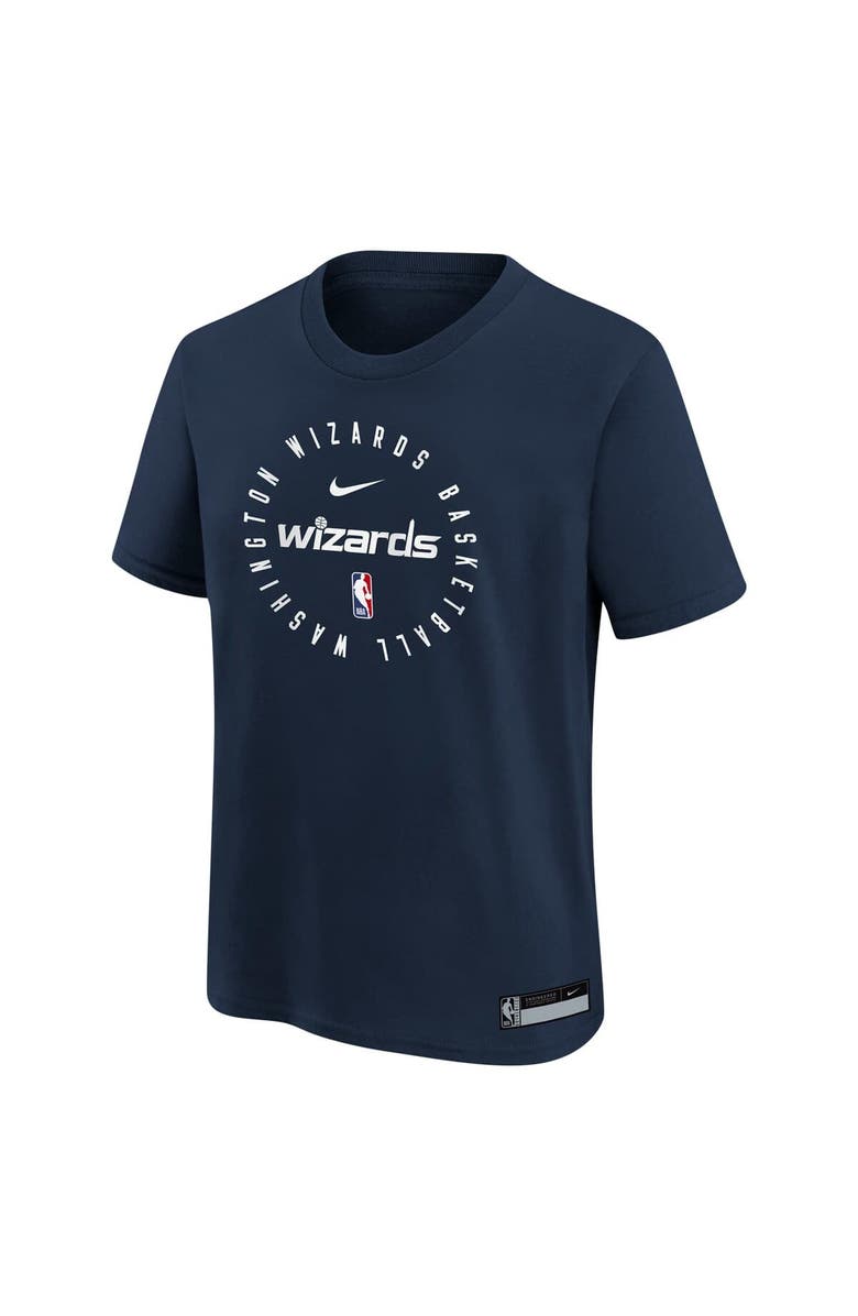 Nike Youth Nike Navy Washington Wizards Practice Legend T-Shirt, Alternate, color, Navy