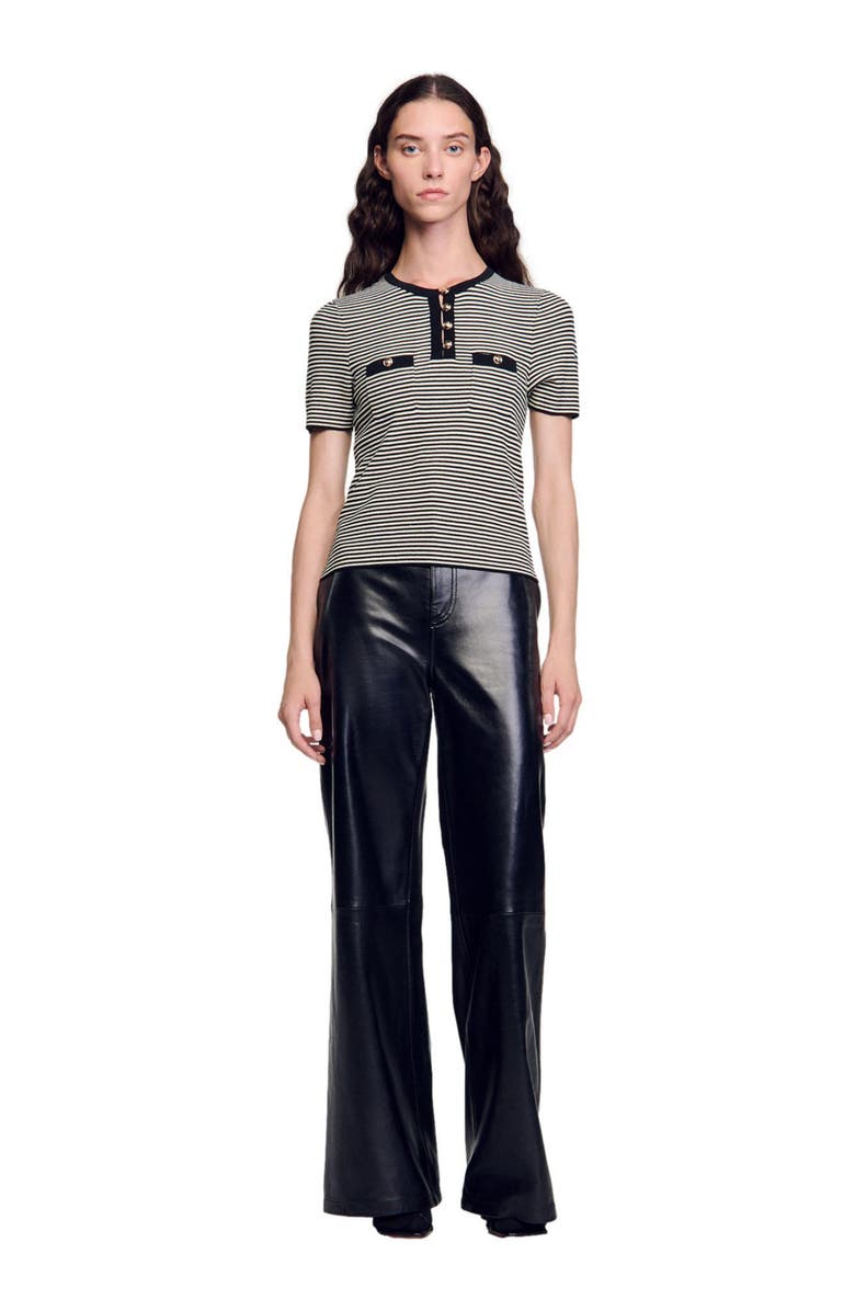 SANDRO Striped sweater, Main, color,