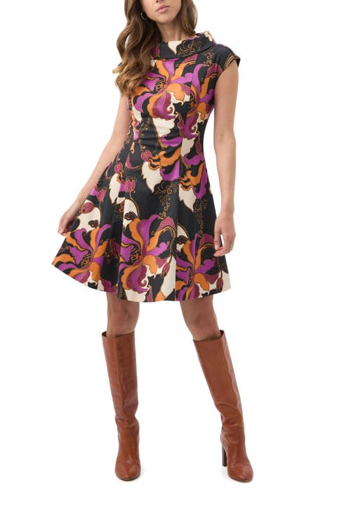 Sabar 2 A-Line Jacquard Dress