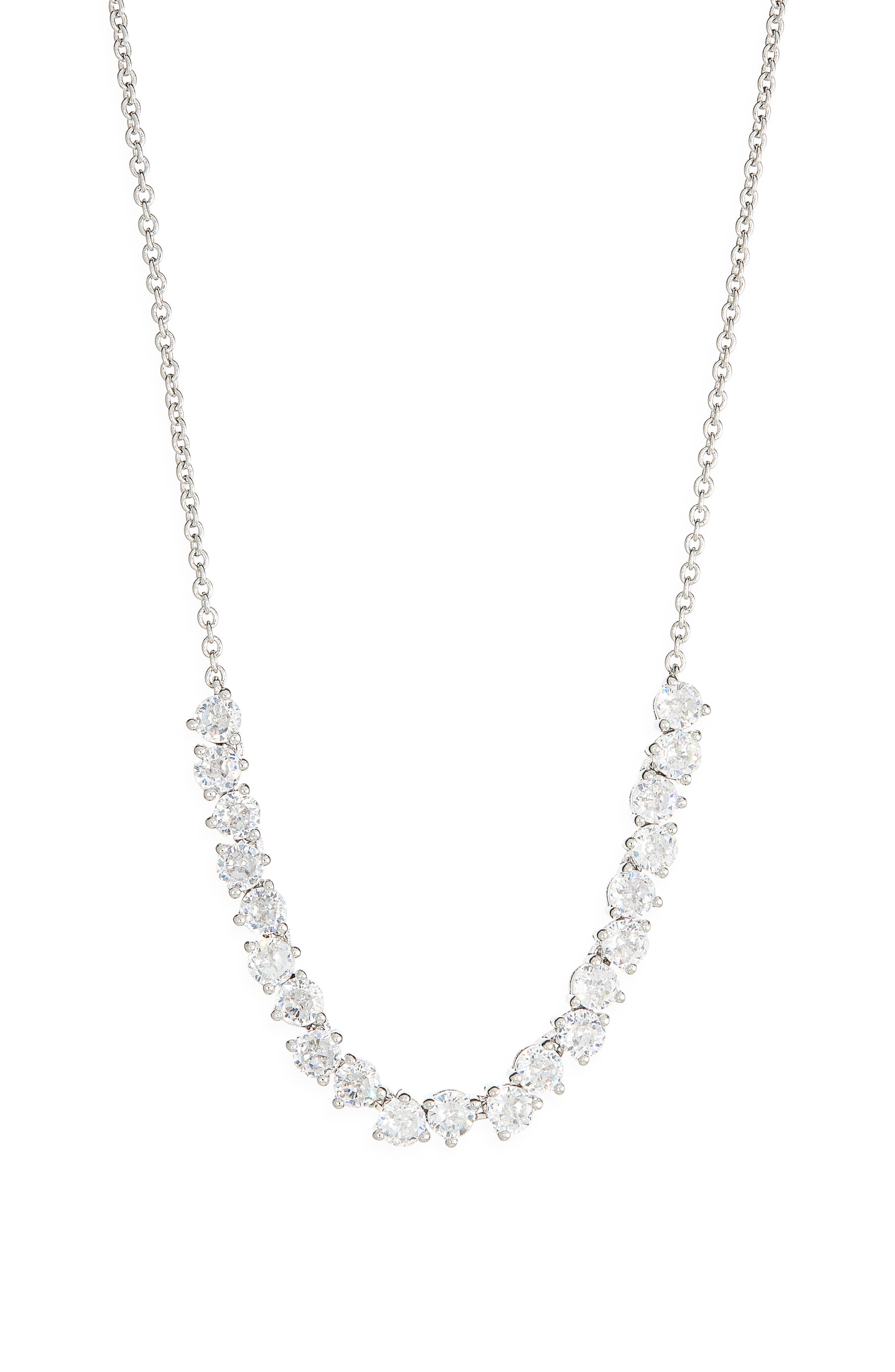 Nadri Serena Cubic Zirconia Frontal Necklace