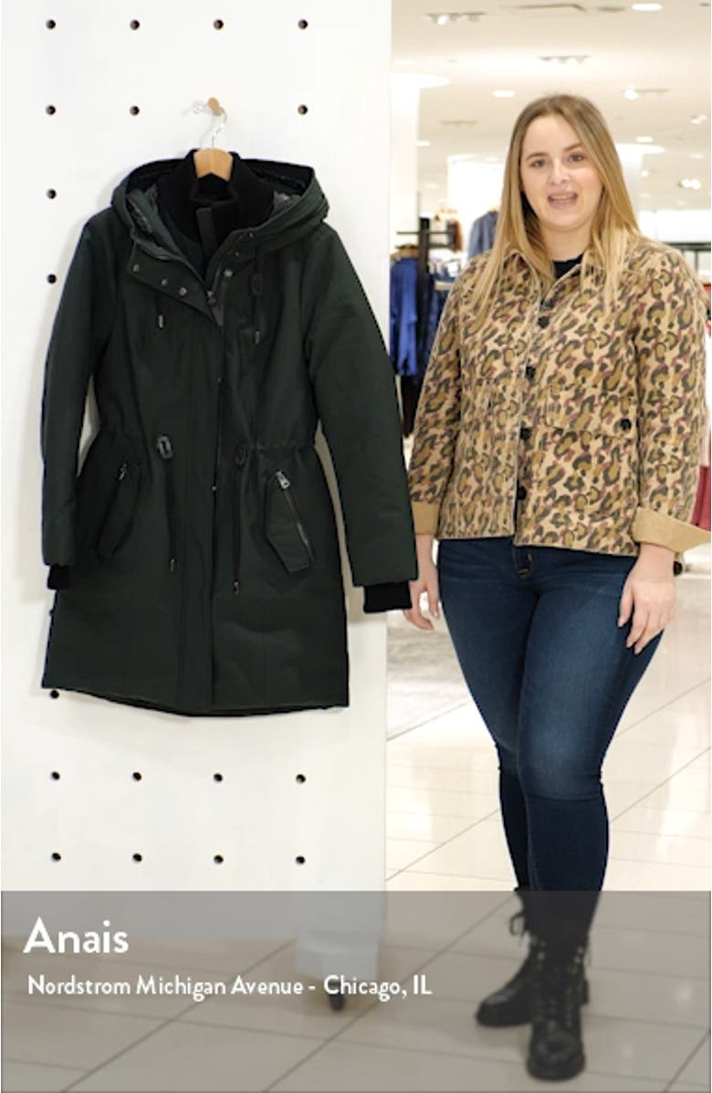 Beckah Powder Touch Waterproof Down Coat, sales video thumbnail