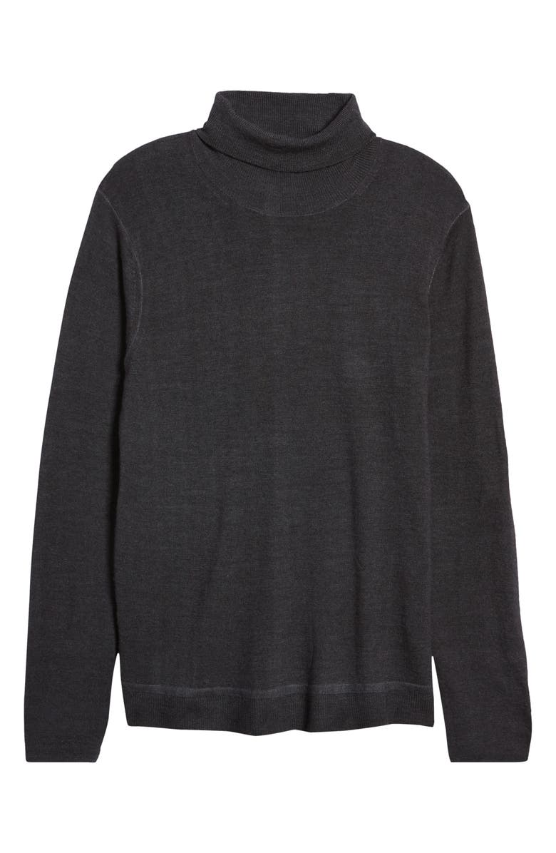 Nordstrom Signature Merino Wool Garment Dye Turtleneck Sweater, Alternate, color, 