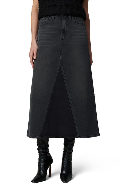 The Tulie Denim Midi Skirt